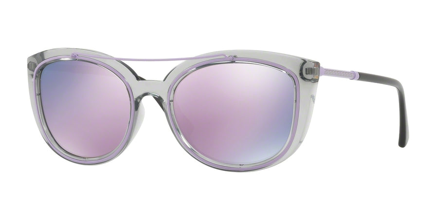 Versace VE4336 Cat Eye Sunglasses 52545R-TRANSPARENT GREY 56-20-140 - Color Map grey