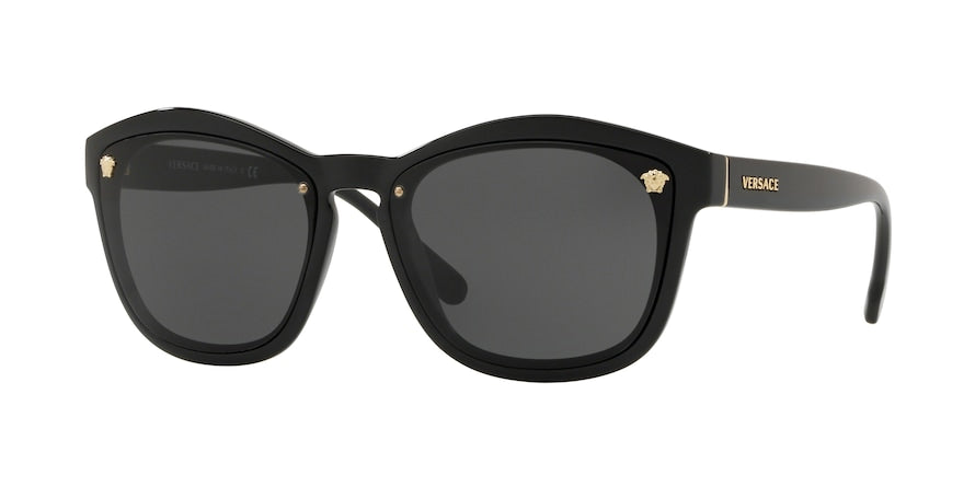 Versace VE4350 Pillow Sunglasses GB1/87-BLACK 57-17-140 - Color Map black