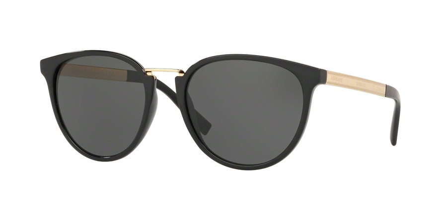 Versace VE4366 Phantos Sunglasses GB1/87-BLACK 54-19-140 - Color Map black