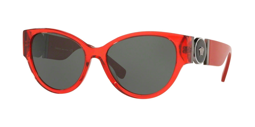Versace VE4368A Cat Eye Sunglasses 530771-RED 56-17-140 - Color Map red