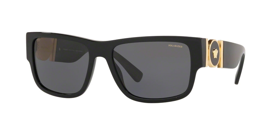 Versace VE4369 Pillow Sunglasses GB1/81-BLACK 58-17-140 - Color Map black