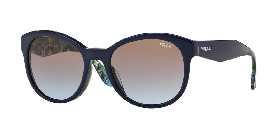 Vogue VO2992SF Phantos Sunglasses  232548-NIGHT BLUE 53-19-140 - Color Map blue