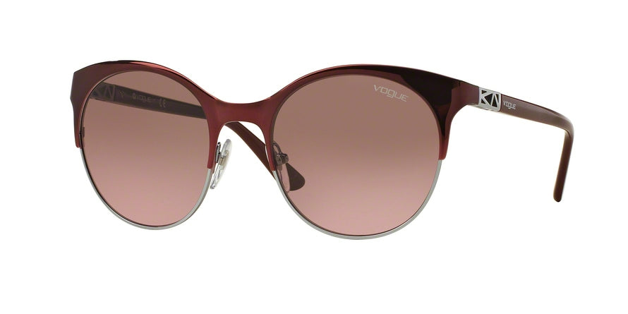 Vogue VO4006S Phantos Sunglasses  812/14-BOREDAUX/SILVER 53-20-140 - Color Map bordeaux