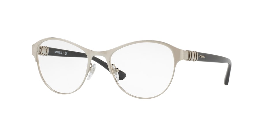 Vogue VO4051 Pillow Eyeglasses  323-SILVER 50-18-135 - Color Map silver