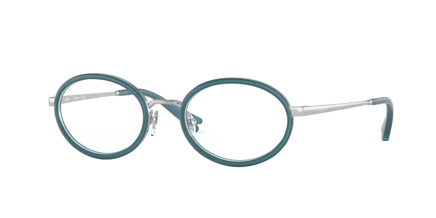 Vogue VO4167 Oval Eyeglasses 5123-SILVER 48-19-135 - Color Map silver