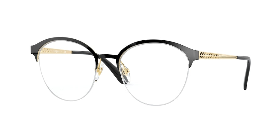 Vogue VO4176 Phantos Eyeglasses  352-BLACK 50-18-140 - Color Map black