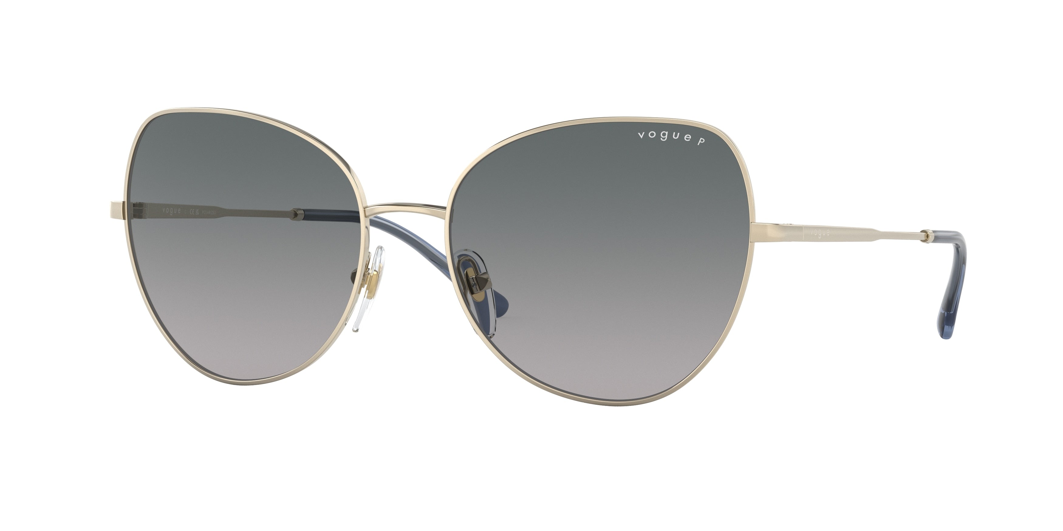Vogue VO4255S Butterfly Sunglasses 848/8S-Pale Gold 56-135-17 - Color Map Gold