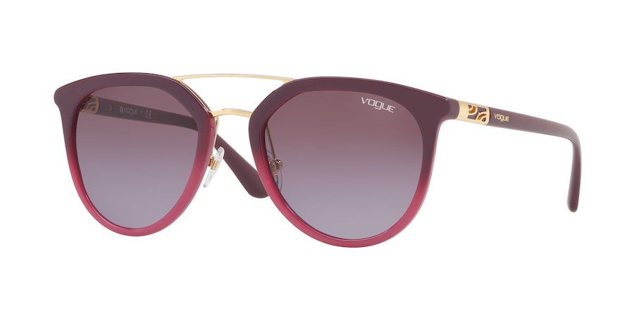 Vogue VO5164S Phantos Sunglasses  25578H-OPAL VIOLET GRADIENT VIOLET 52-21-140 - Color Map violet