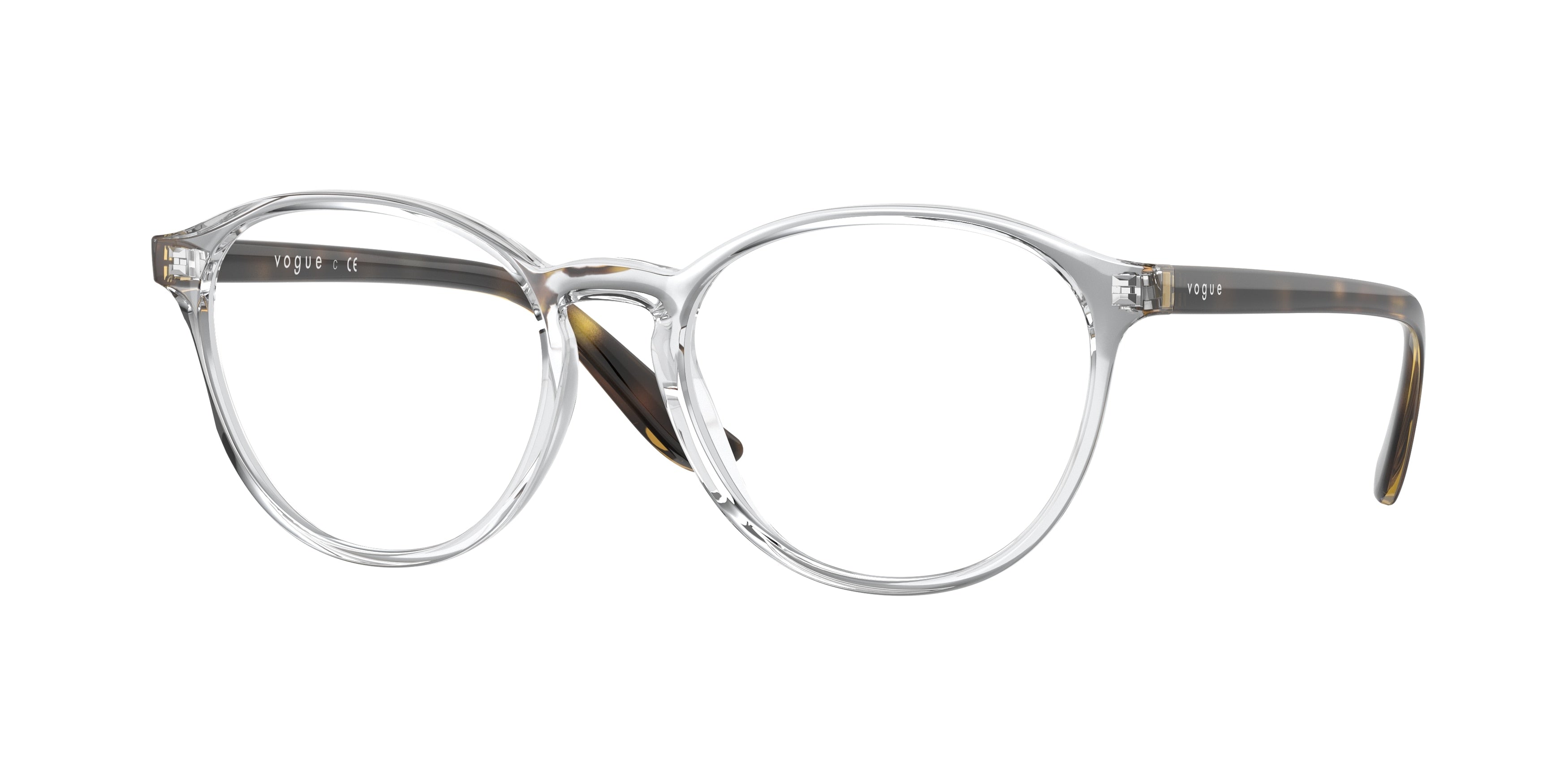 Vogue VO5372F Phantos Eyeglasses W745-Transparent 53-140-18 - Color Map Transparent