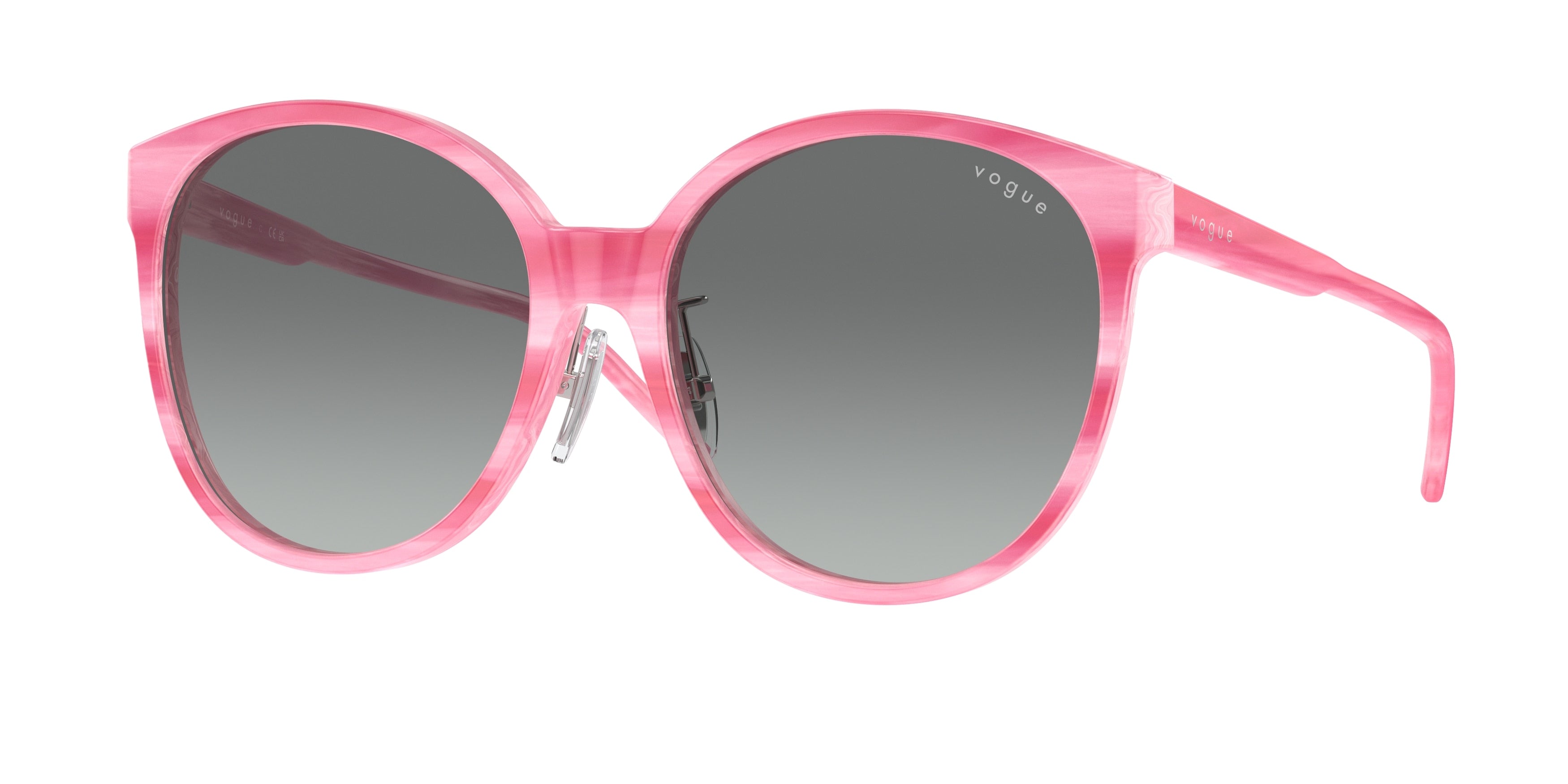 Vogue VO5509SF Phantos Sunglasses 307811-Pink Horn 57-145-17 - Color Map Pink