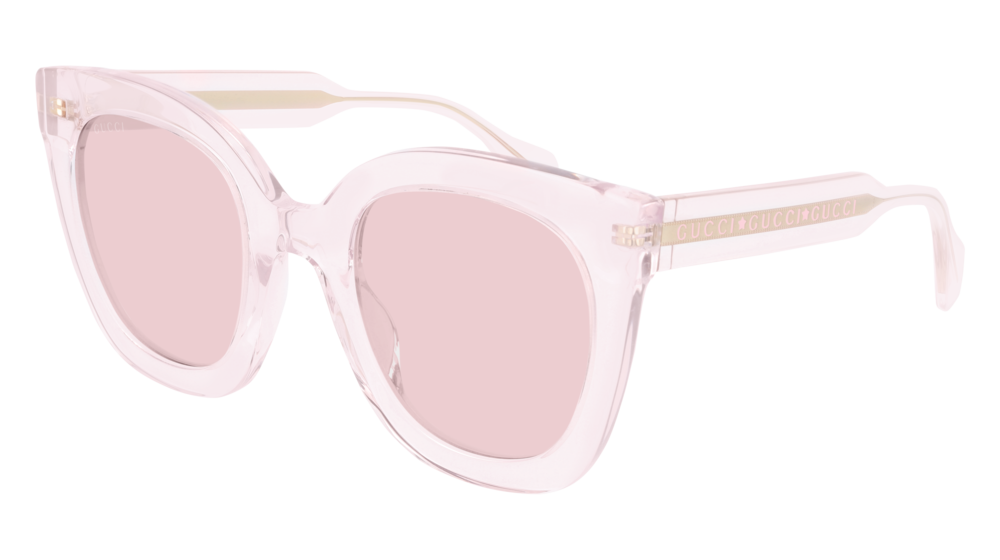 GUCCI GG0564S RECTANGULAR / SQUARE Sunglasses For Women GG0564S-005 PINK PINK / PINK SHINY 51-26-145