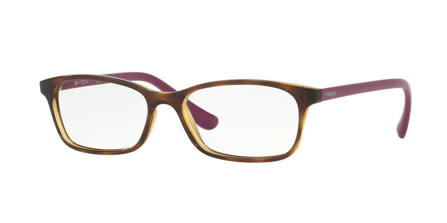 Vogue VO5053F Pillow Eyeglasses  2406-DARK HAVANA 54-16-140 - Color Map havana