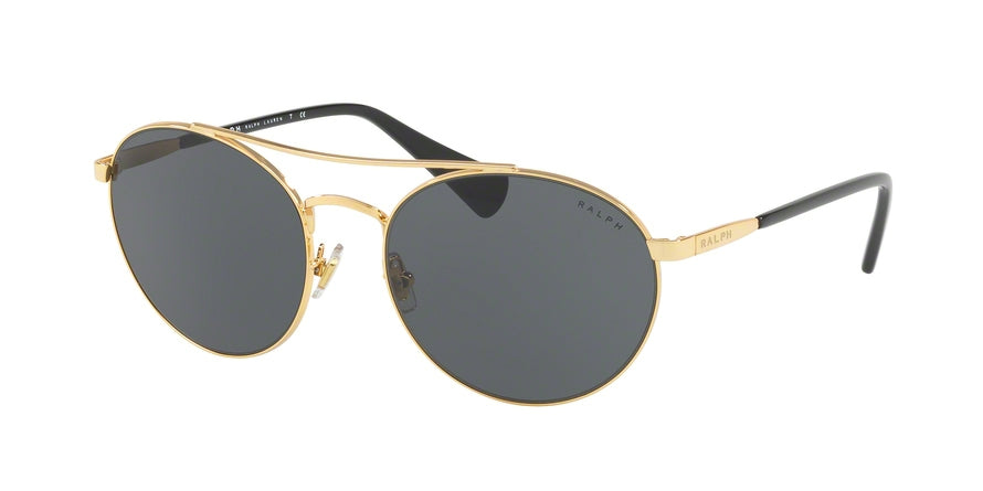 Ralph RA4120 Round Sunglasses  313387-GOLD/BLACK 54-18-135 - Color Map gold