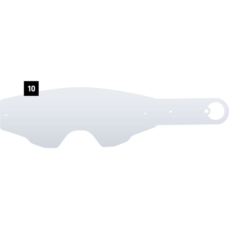 Spy Foundation Tear Off 10 Pack Goggles Clear Large, 10 pack, 20 pack