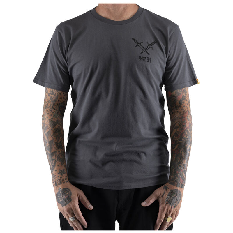 Spy Trouble Ahead Tee Apparel  Asphalt extra-extra-large