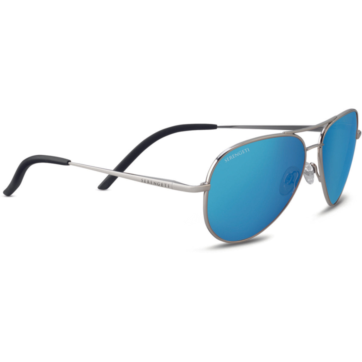 Serengeti Carrara Small Sunglasses  Shiny Silver Small