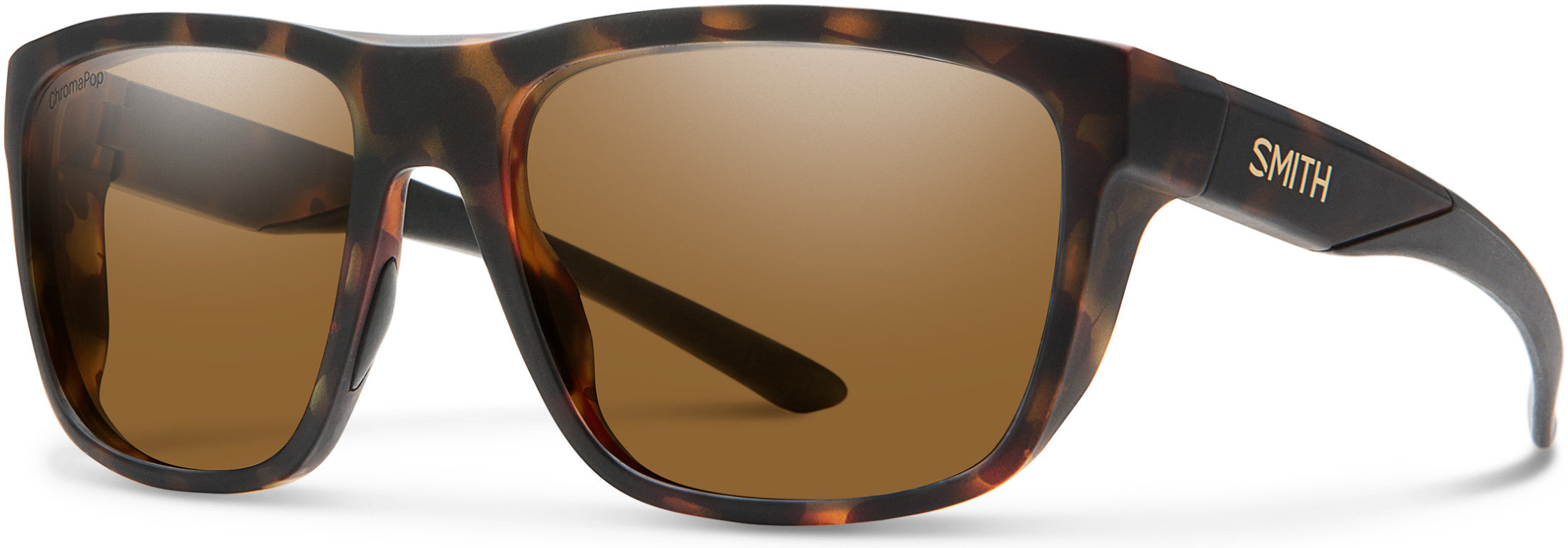 Smith Barra Rectangular Sunglasses 0N9P-0N9P Matte Havana (L5 Brown CP Pz)