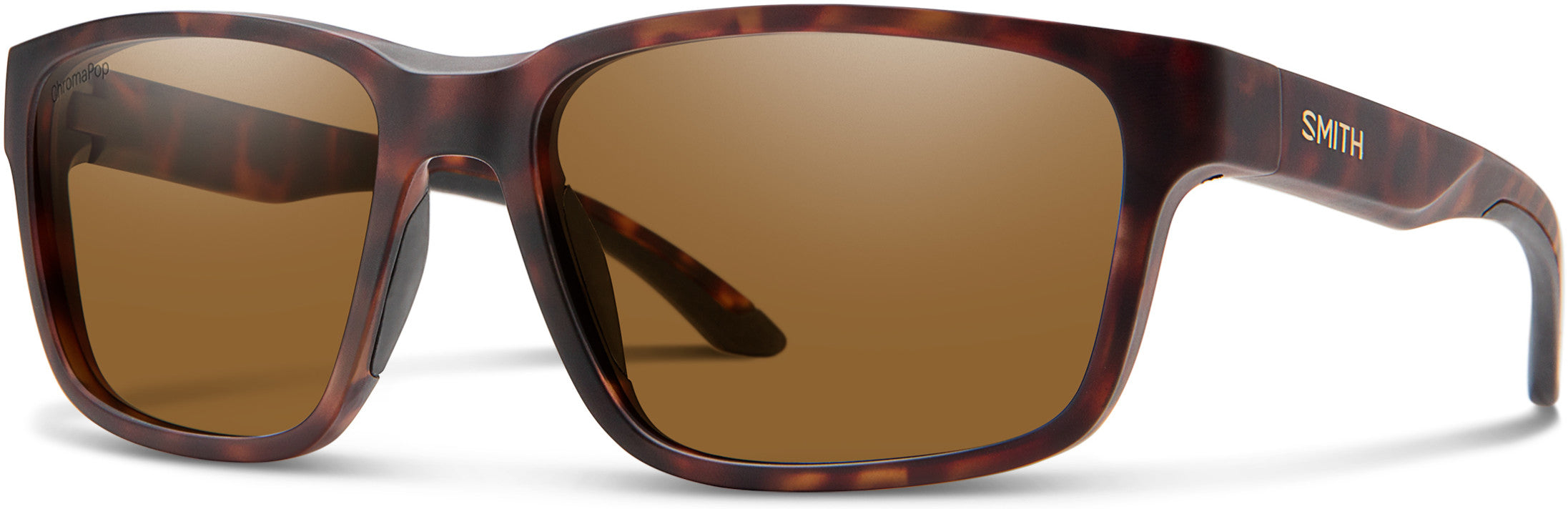 Smith Basecamp Rectangular Sunglasses 0N9P-0N9P Matte Havana (L5 Brown CP Pz)