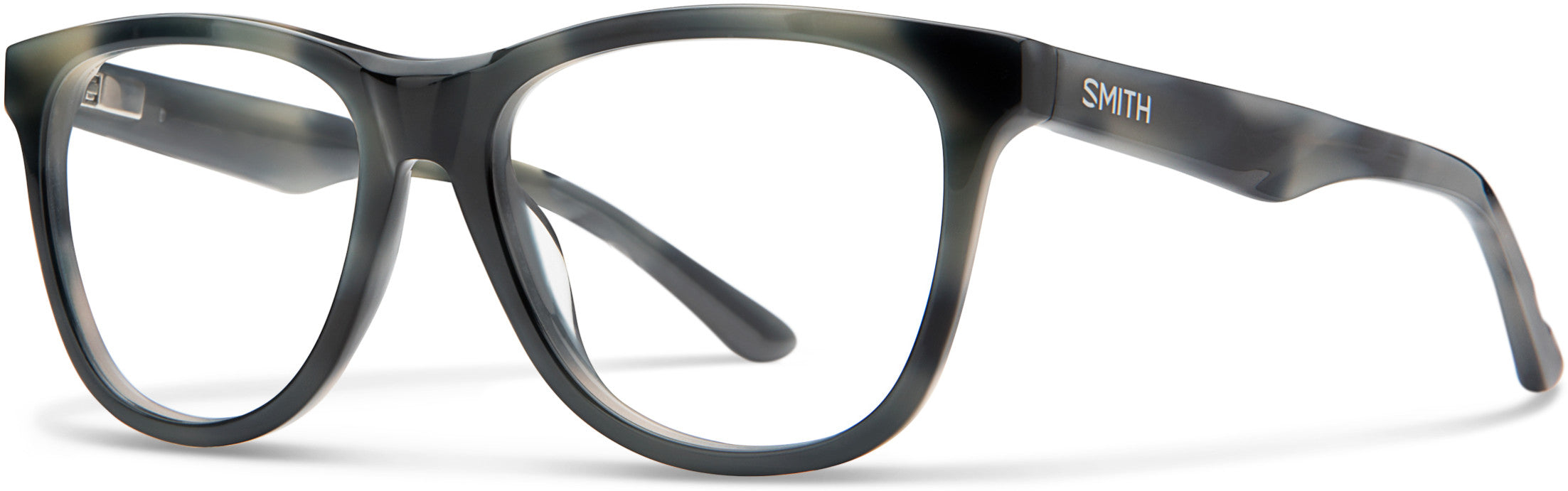 Smith Bowline Rectangular Eyeglasses 0ACI-0ACI Gray Bksptd (00 Demo Lens)