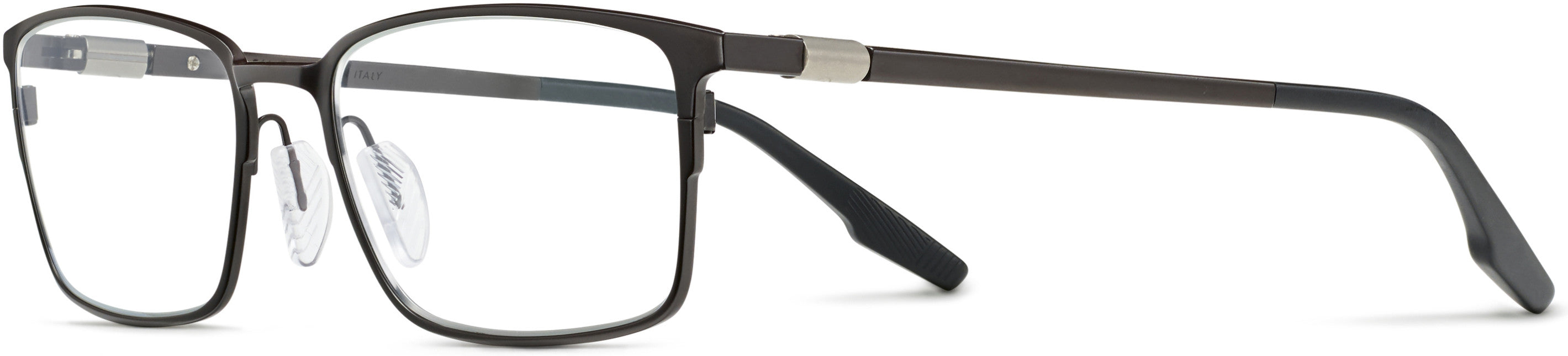 Safilo 2.0 Bussola 02 Rectangular Eyeglasses 04IN-04IN Matte Brown (00 Demo Lens)