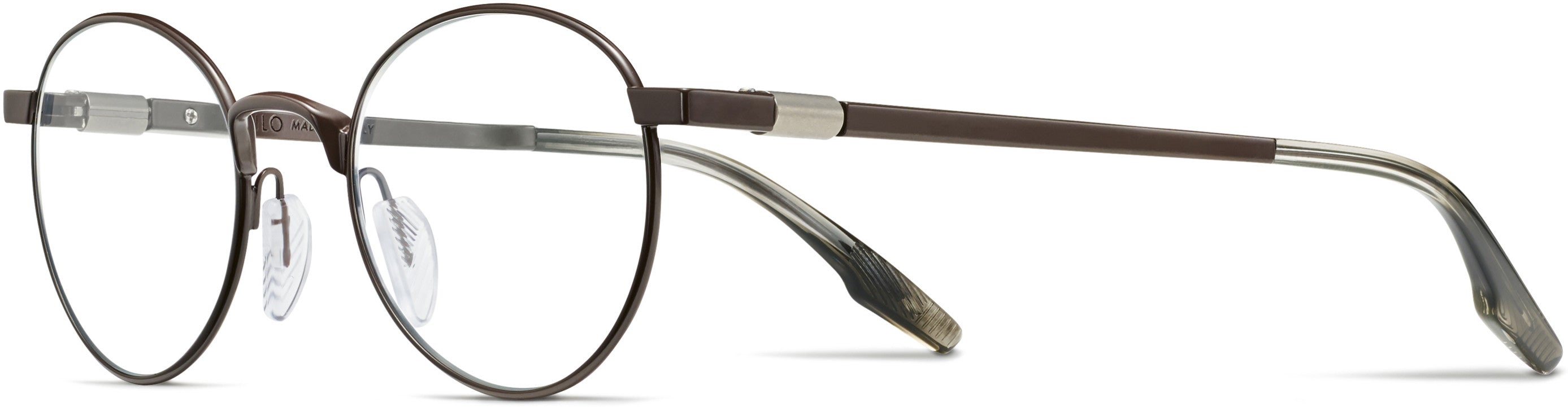 Safilo 2.0 Bussola 03 Tea Cup Eyeglasses 04IN-04IN Matte Brown (00 Demo Lens)