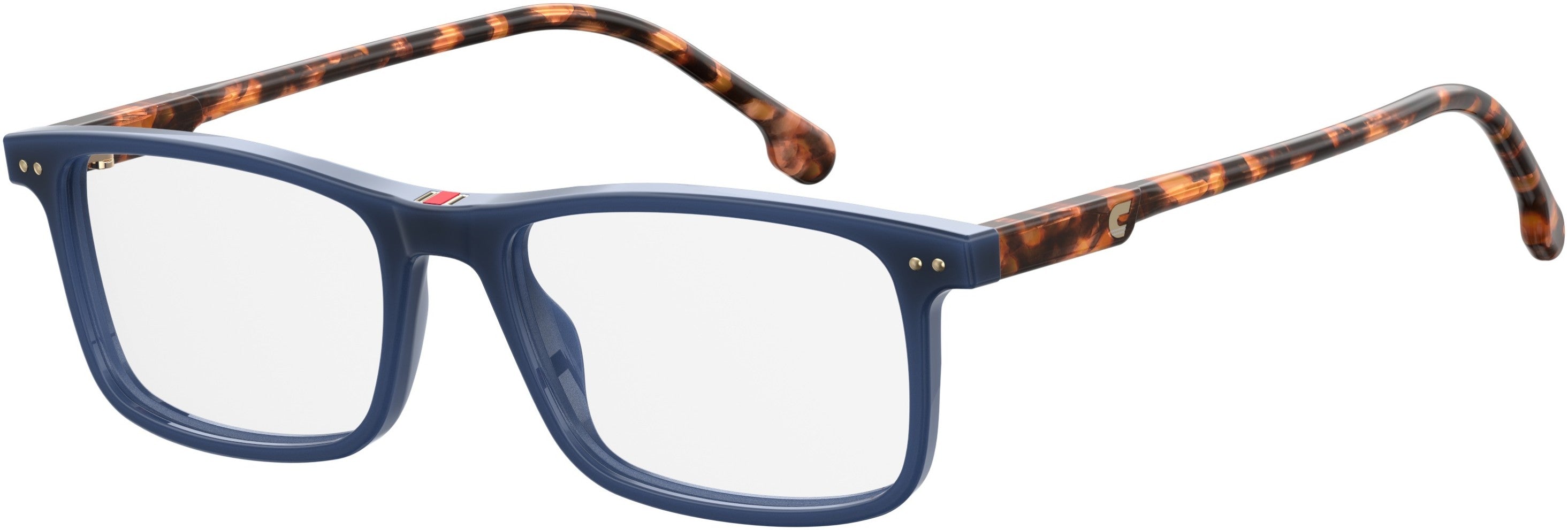 Carrera 2001T/v Rectangular Eyeglasses 0PJP-0PJP Blue (00 Demo Lens)