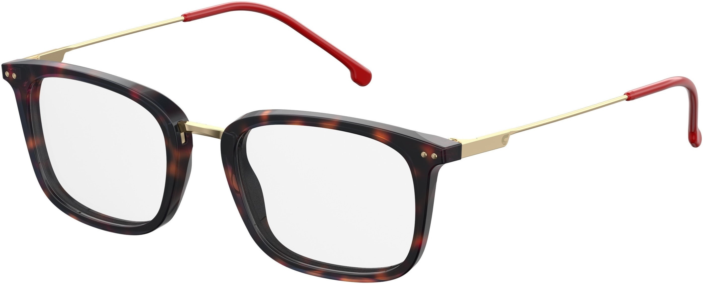 Carrera 2003T/v Rectangular Eyeglasses 0086-0086 Dark Havana (00 Demo Lens)