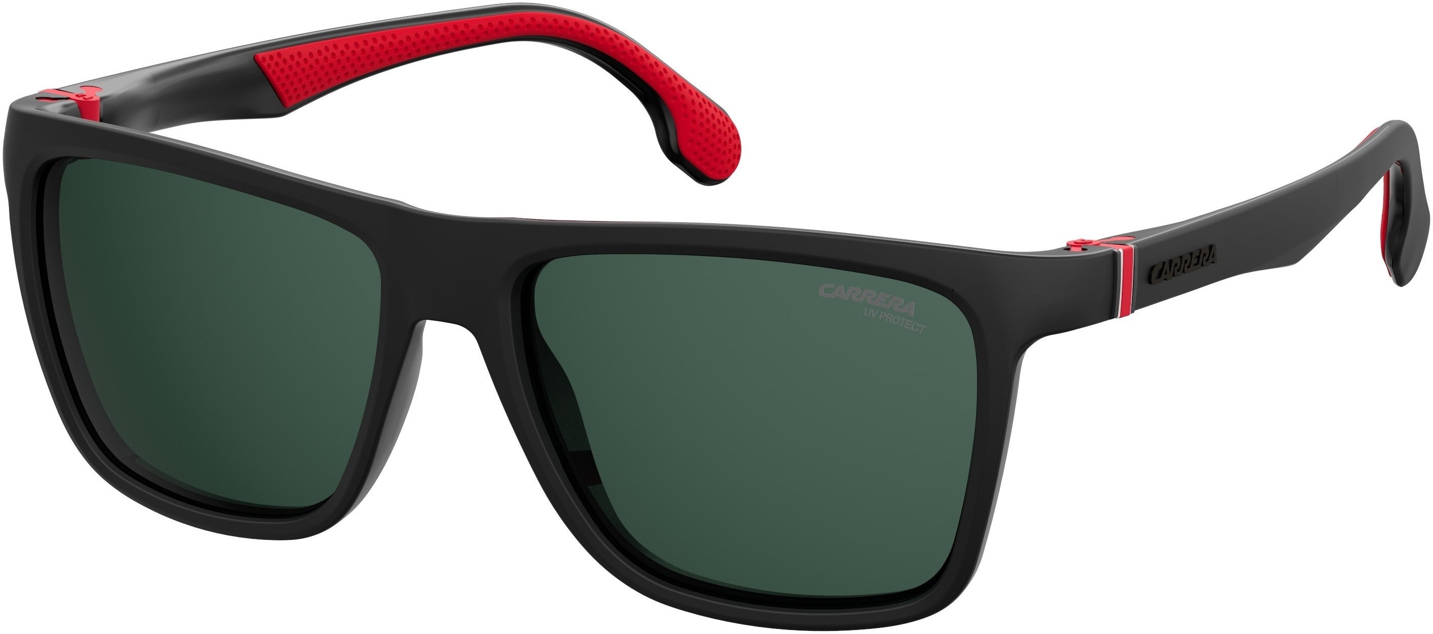 Carrera 5047/S Rectangular Sunglasses 0807-0807 Black (QT Green)