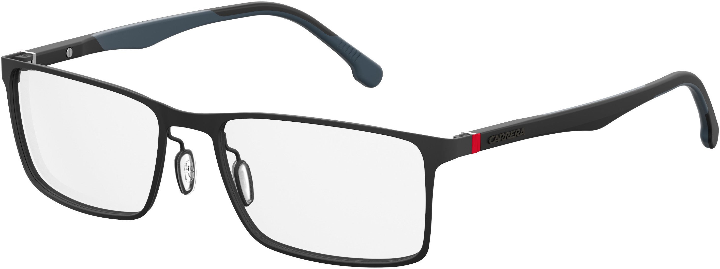 Carrera 8827/V Rectangular Eyeglasses 0003-0003 Matte Black (00 Demo Lens)