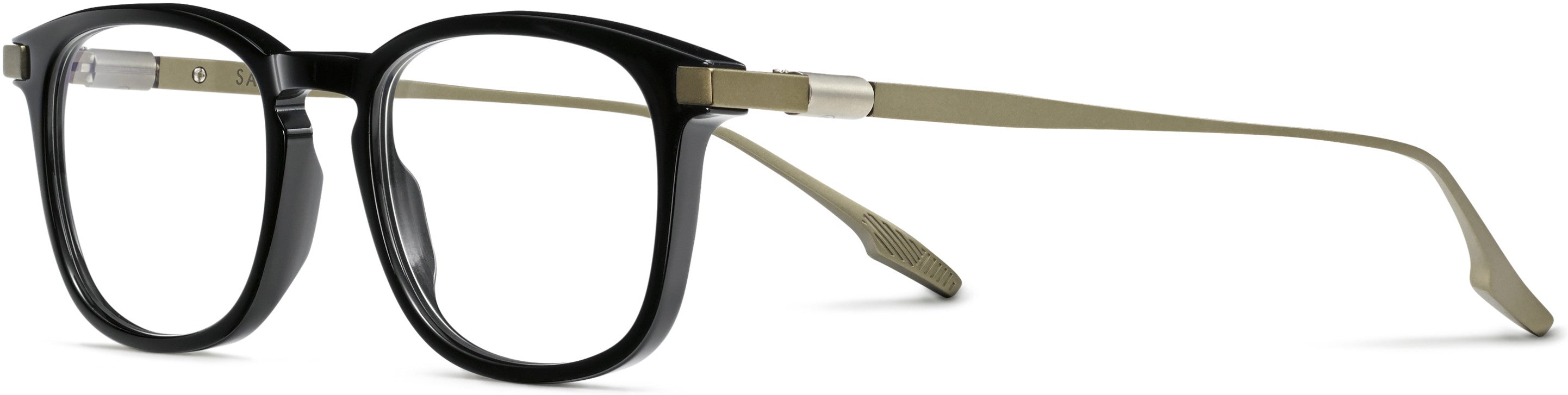 Safilo 2.0 Calibro 01 Oval Modified Eyeglasses 0807-0807 Black (00 Demo Lens)