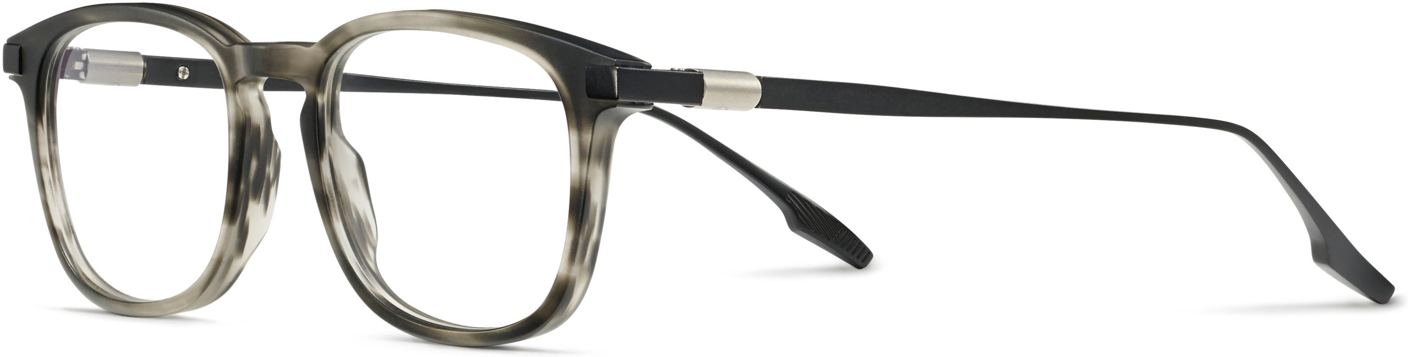 Safilo 2.0 Calibro 01 Oval Modified Eyeglasses 0PZH-0PZH Striped Gray (00 Demo Lens)