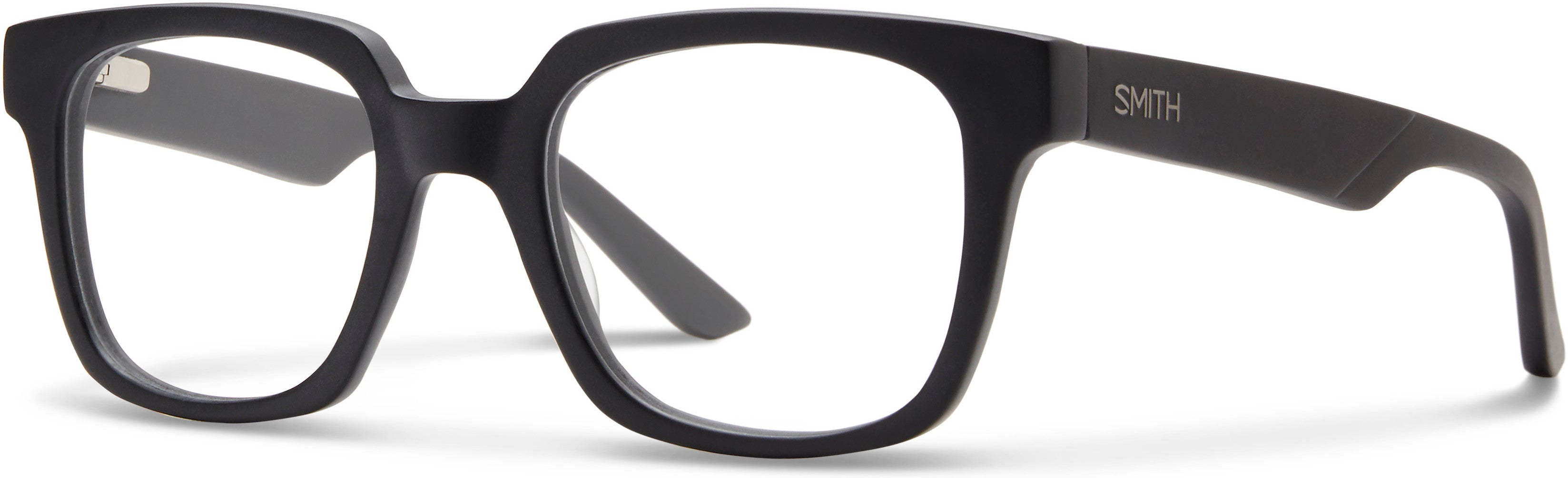 Smith Cashout Rectangular Eyeglasses 0807-0807 Black (00 Demo Lens)