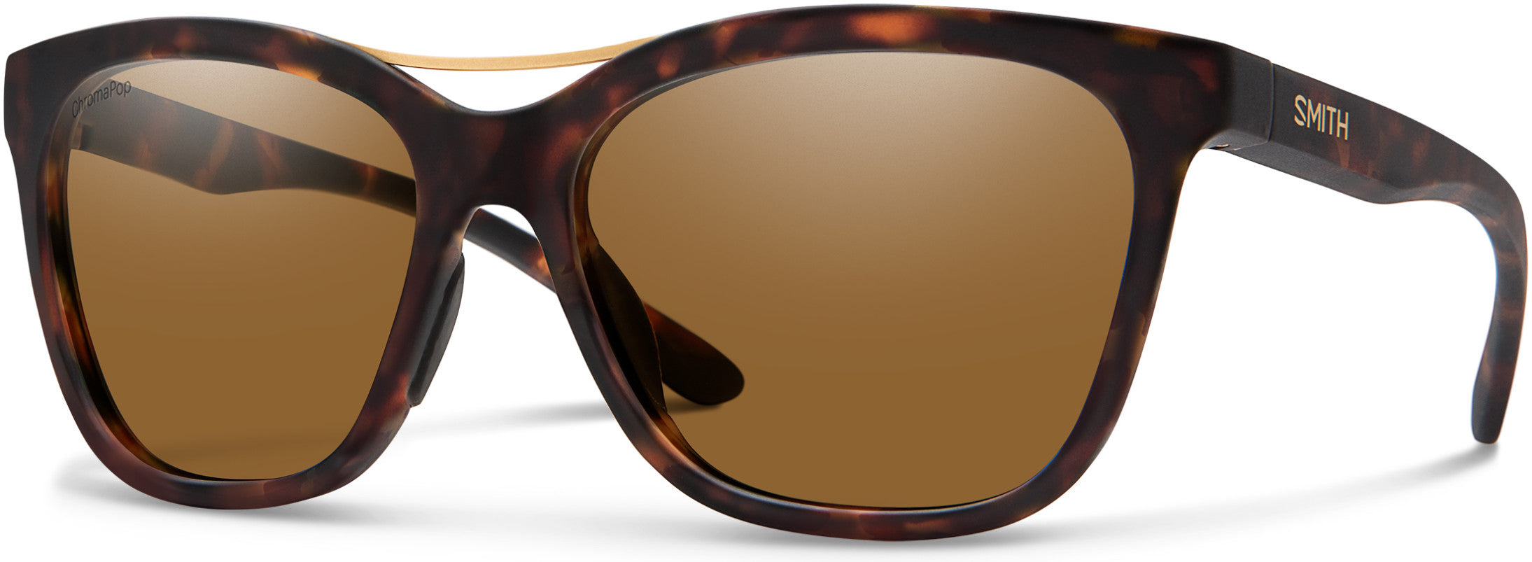 Smith Cavalier Cat Eye/butterfly Sunglasses 0N9P-0N9P Matte Havana (L5 Brown CP Pz)