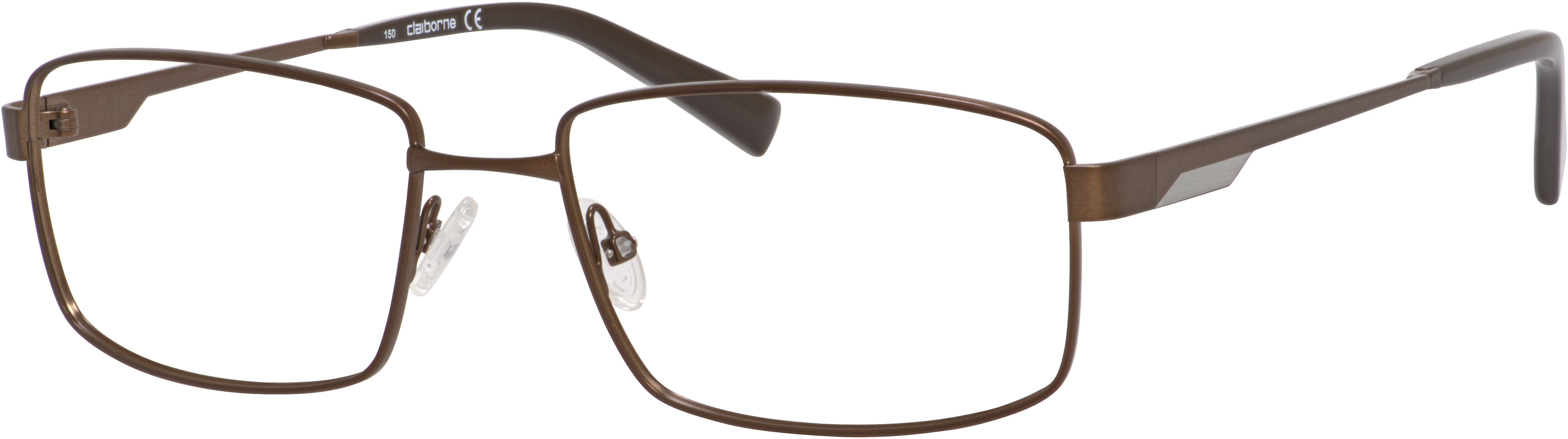 Claiborne 231XL Rectangular Eyeglasses 0UA3-0UA3 Brown (00 Demo Lens)