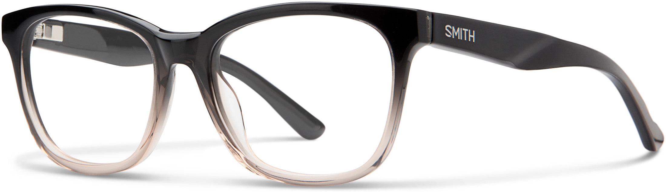 Smith Chaser Rectangular Eyeglasses 0B0R-0B0R Black Rust Peach (00 Demo Lens)