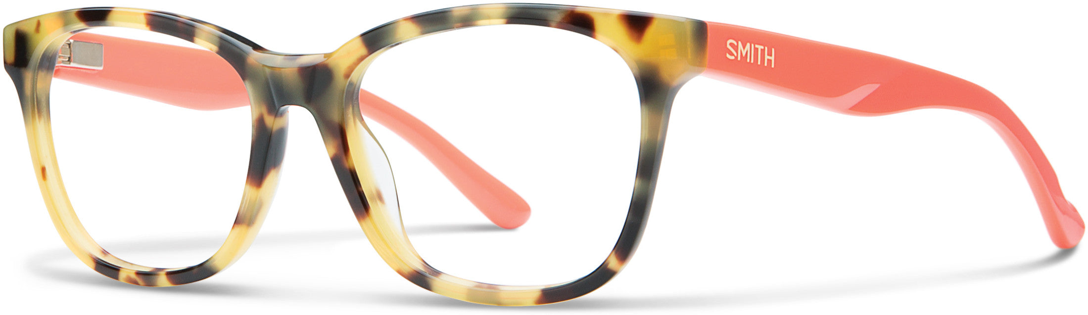 Smith Chaser Rectangular Eyeglasses 0P80-0P80 Gold Havana Pink (00 Demo Lens)