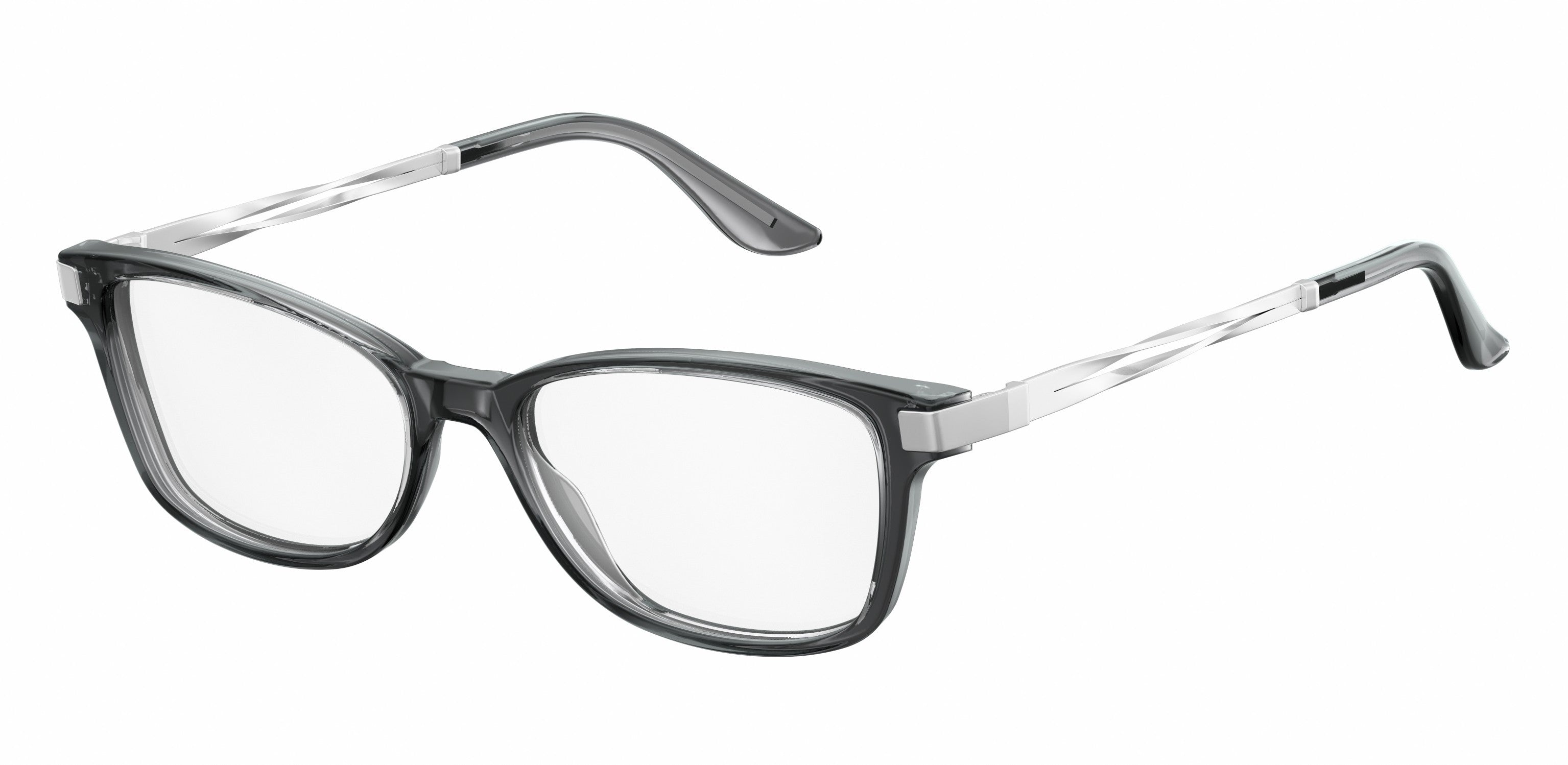 Emozioni 4048 Cat Eye/butterfly Eyeglasses 0FX8-0FX8 Gray Pdegg (00 Demo Lens)