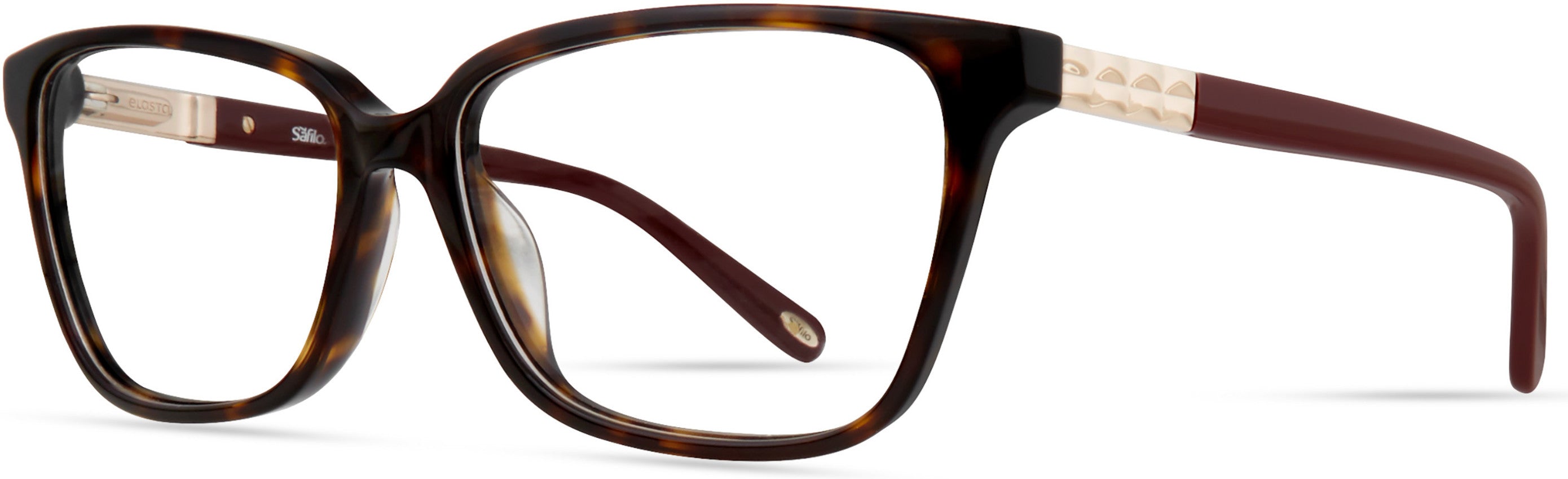 Emozioni 4052 Rectangular Eyeglasses 0086-0086 Dark Havana (00 Demo Lens)