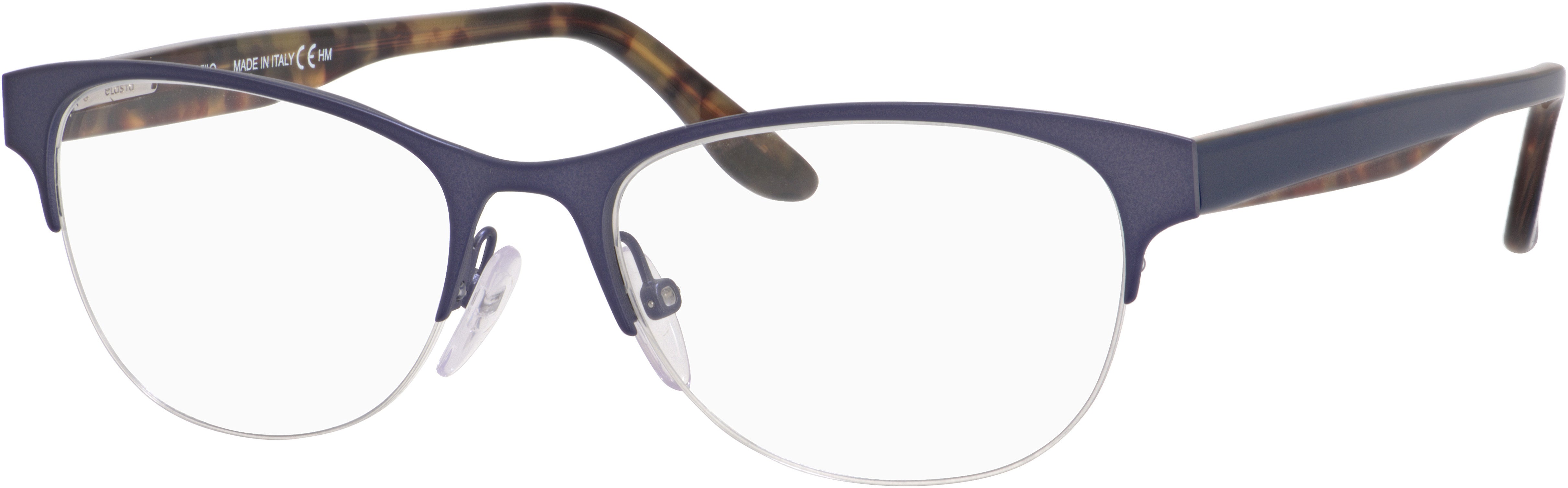 Emozioni 4370 Rectangular Eyeglasses 0U1F-0U1F Blue Havana (00 Demo Lens)