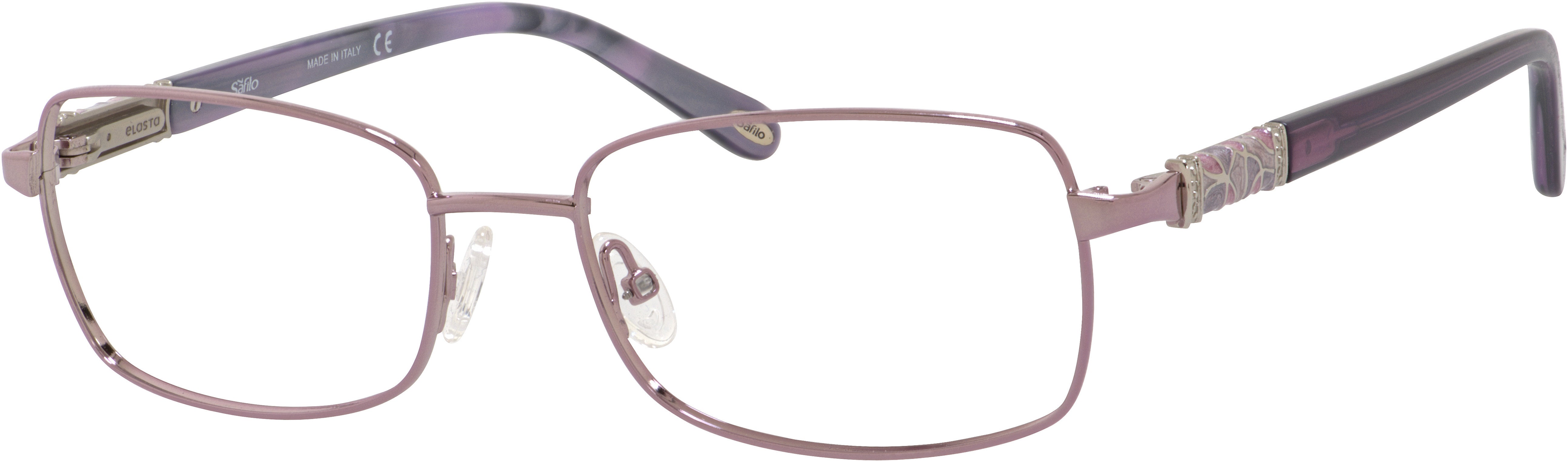 Emozioni 4380 Rectangular Eyeglasses 0S8R-0S8R Light Pink (00 Demo Lens)