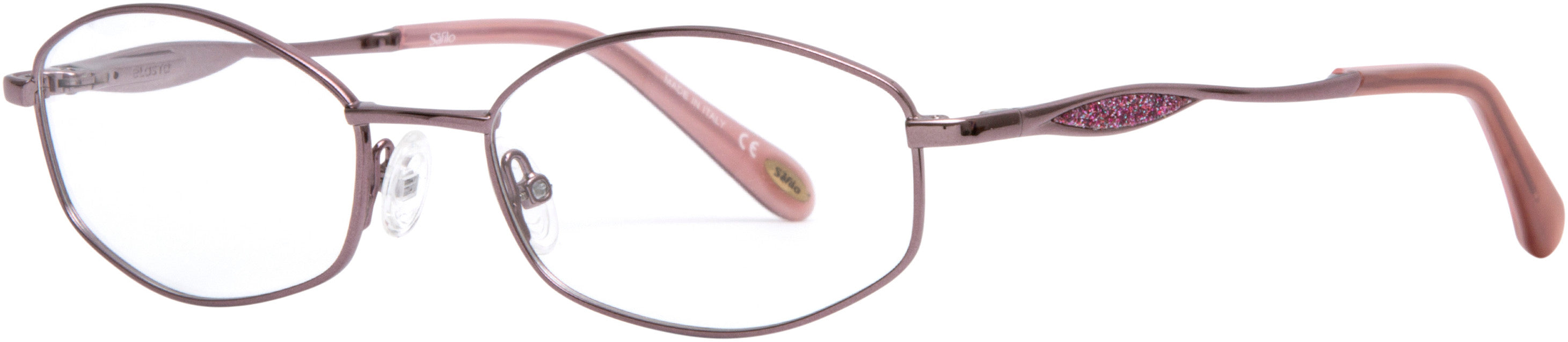 Emozioni 4383 Oval Modified Eyeglasses 0S8R-0S8R Light Pink (00 Demo Lens)