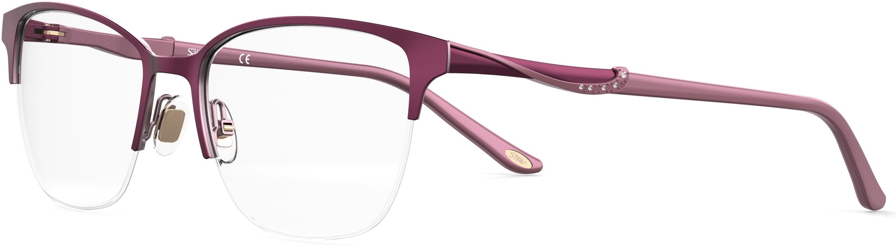 Emozioni 4396 Cat Eye/butterfly Eyeglasses 0OQ5-0OQ5 Plum Lilc (00 Demo Lens)