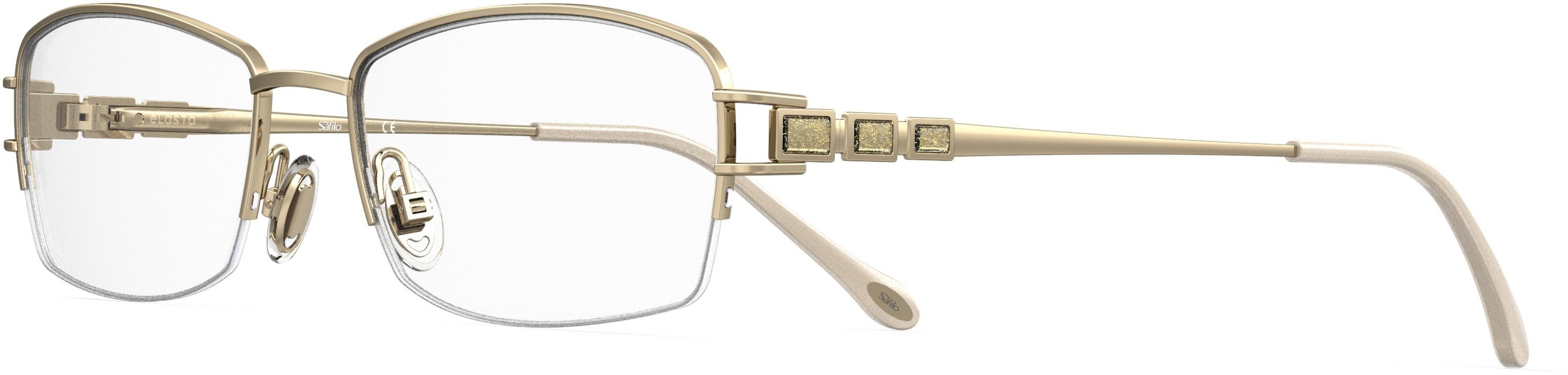 Emozioni 4403 Rectangular Eyeglasses 0J5G-0J5G Gold (00 Demo Lens)