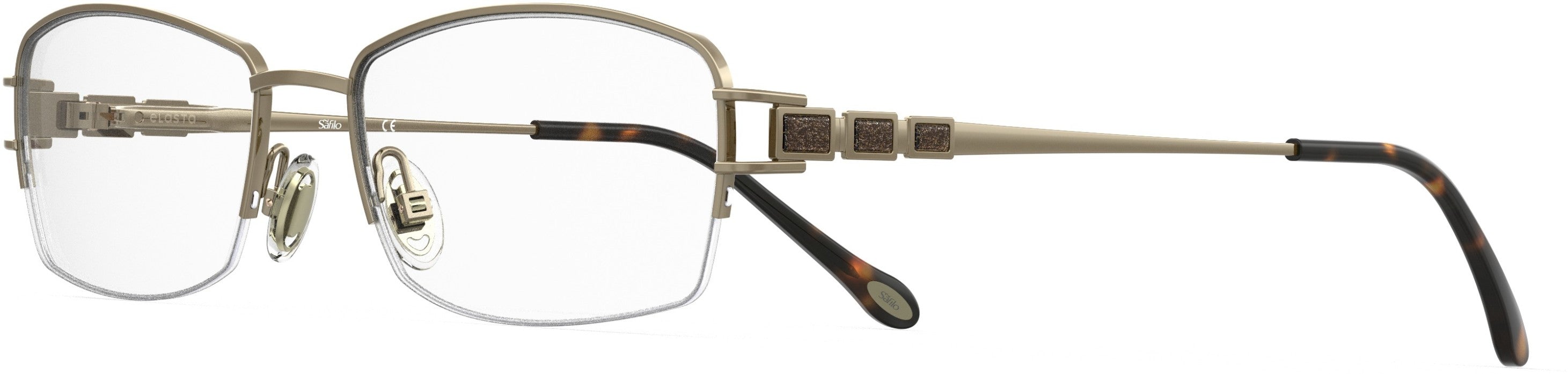 Emozioni 4403 Rectangular Eyeglasses 0WR9-0WR9 Brown Havana (00 Demo Lens)