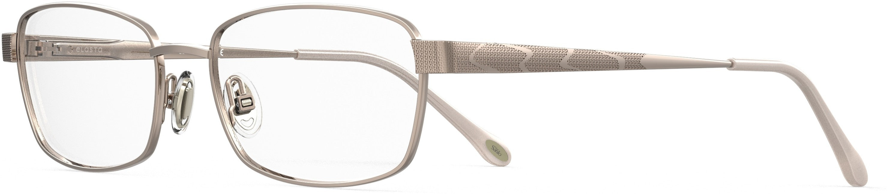 Emozioni 4406 Rectangular Eyeglasses 06F3-06F3 Peach Pink (00 Demo Lens)