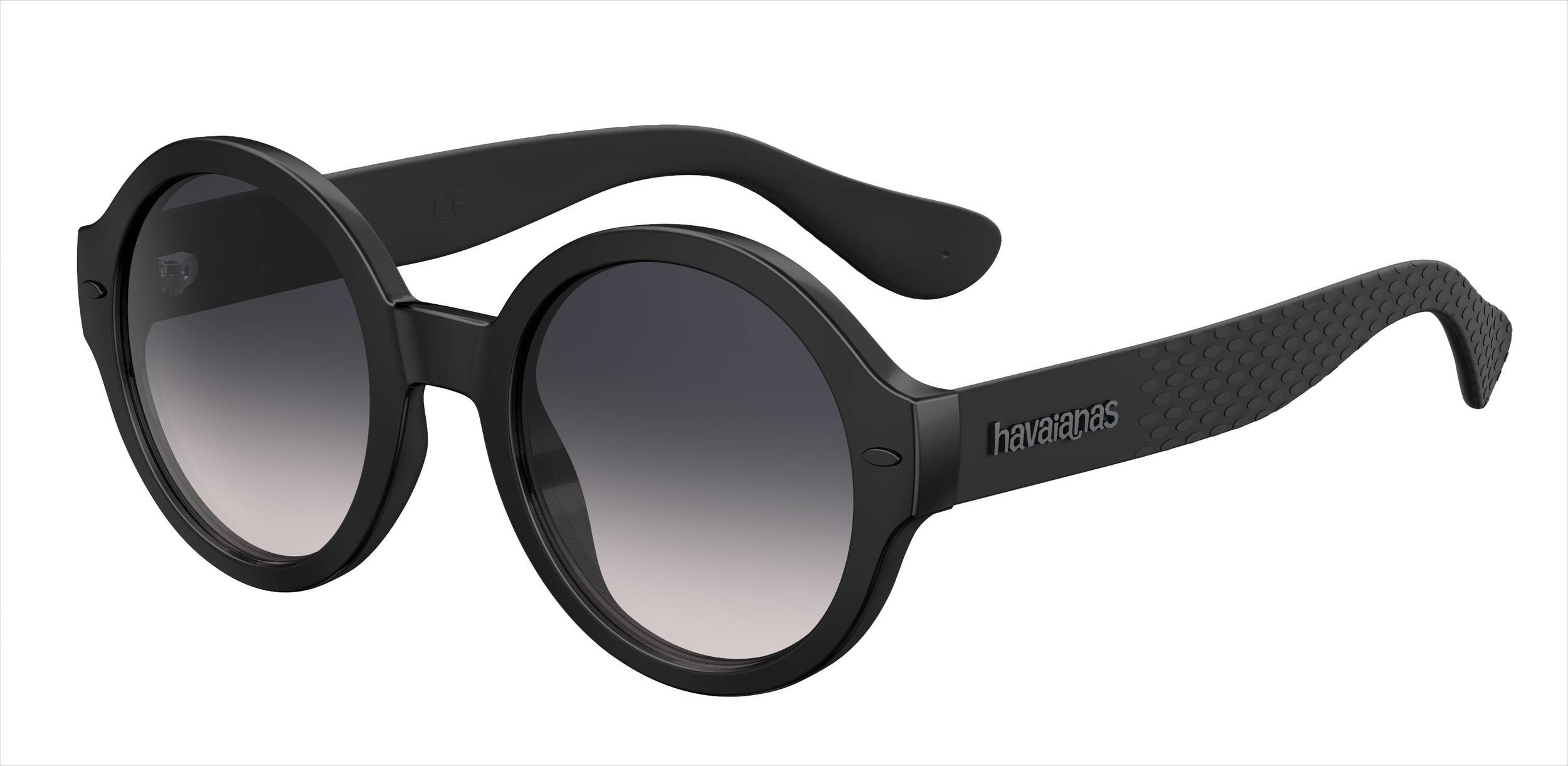 Havaianas Floripa/M Oval Modified Sunglasses 0807-0807 Black (9O Dark Gray Gradient)