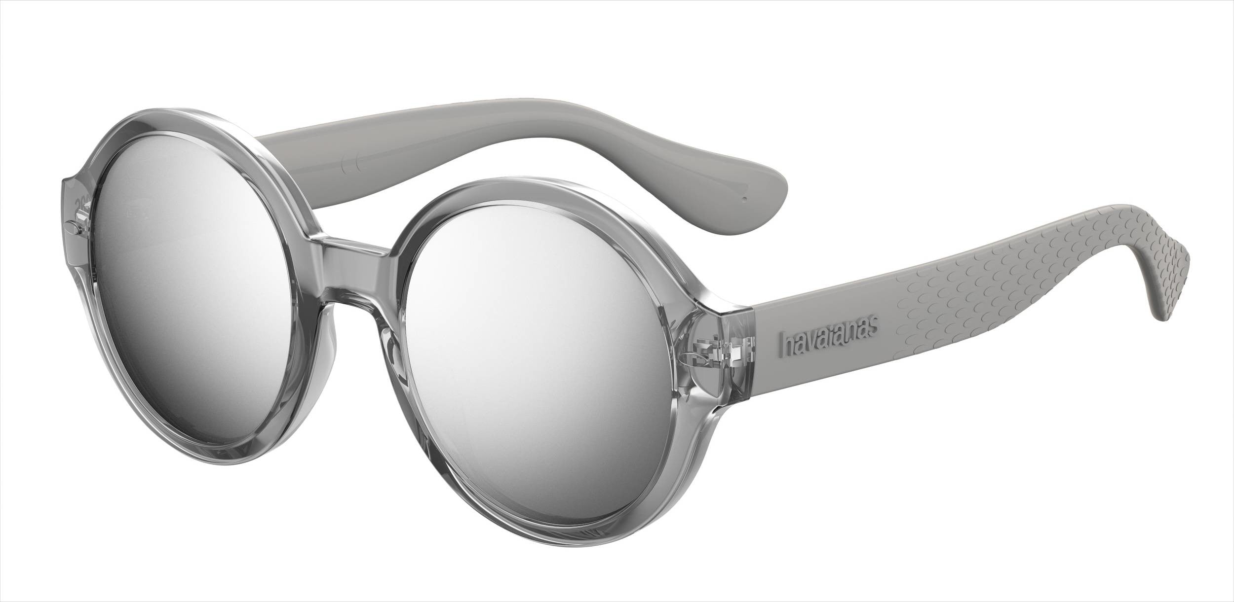 Havaianas Floripa/M Oval Modified Sunglasses 0YB7-0YB7 Silver (T4 Silver Mirror)