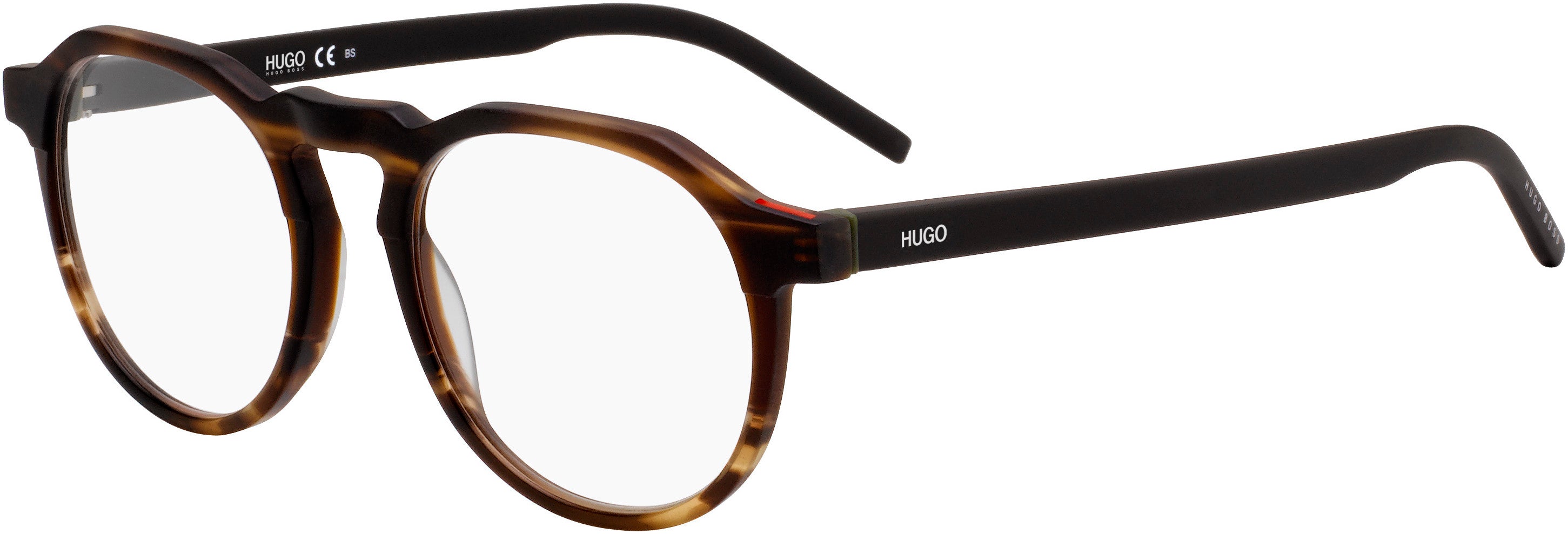 Hugo (hug) Hugo 1089 Oval Modified Eyeglasses 0BU0-0BU0 Brown Hrwal (00 Demo Lens)