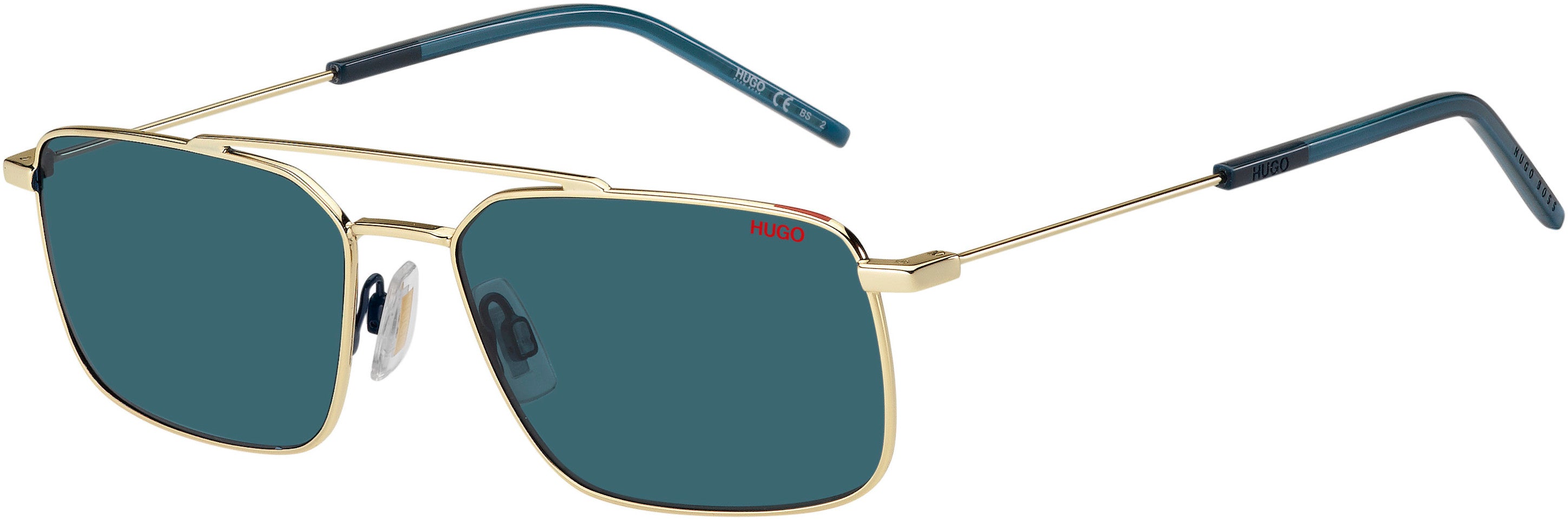 Hugo (hug) Hugo 1119/S Navigator Sunglasses 0LKS-0LKS Gold Blue (KU Blue)