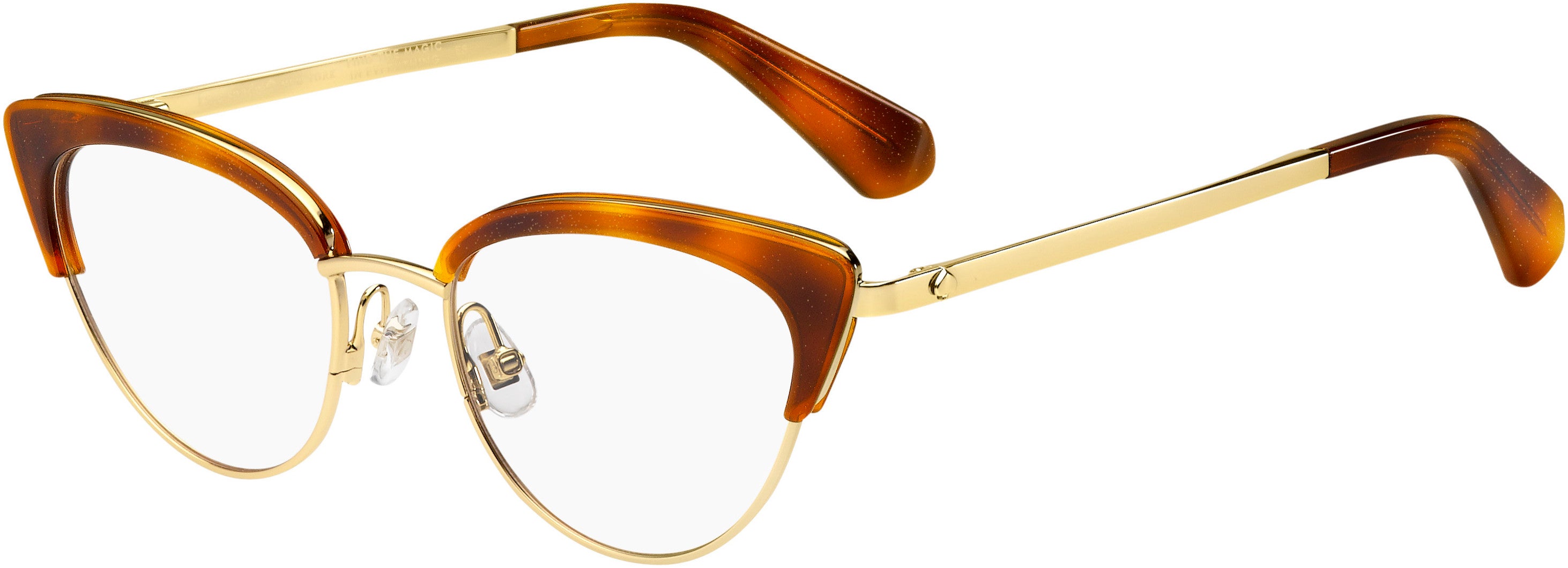 Kate Spade Jailyn Cat Eye/butterfly Eyeglasses 0EPZ-0EPZ Yellow Red Havana (00 Demo Lens)